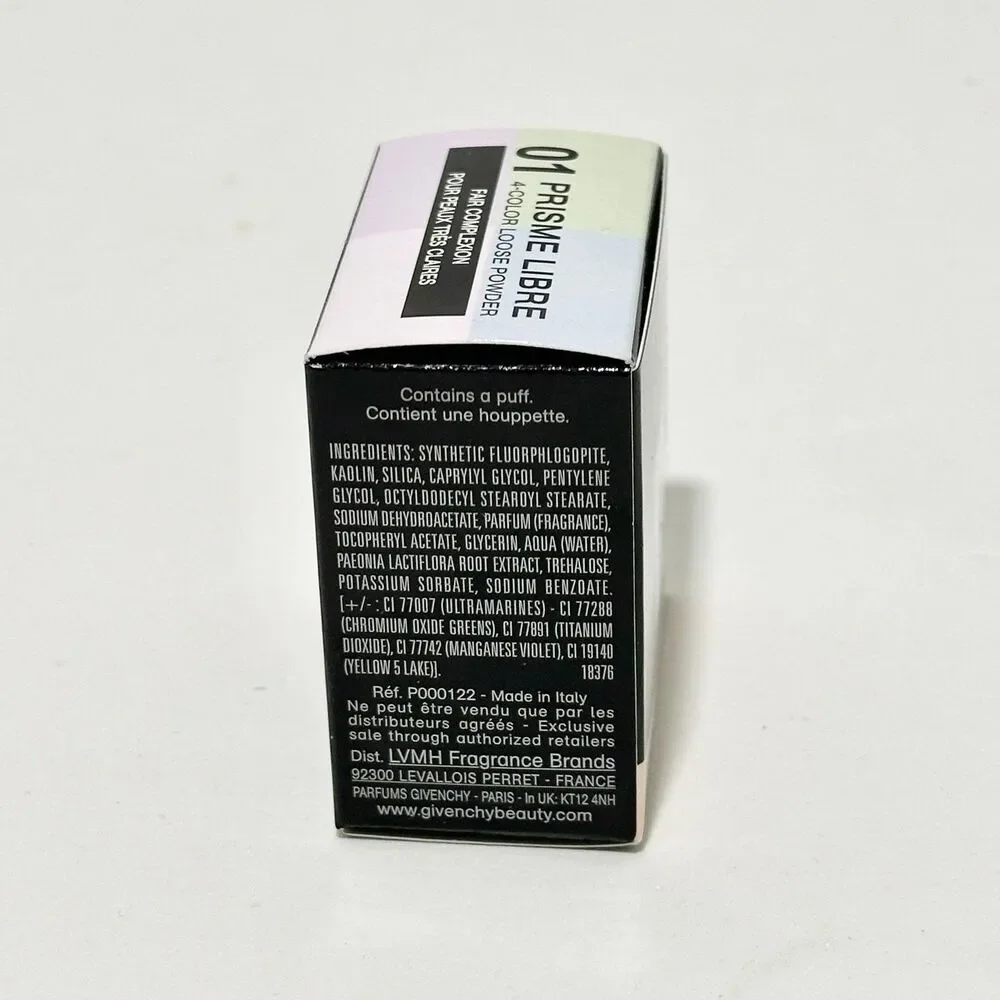 Givenchy Prisme Libre Loose Powder 01 MOUSSELINE PASTEL Mini 4x0.75g 1oz